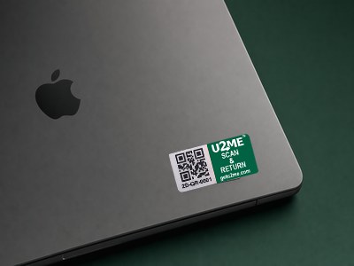 U2ME™ Label on MacBook