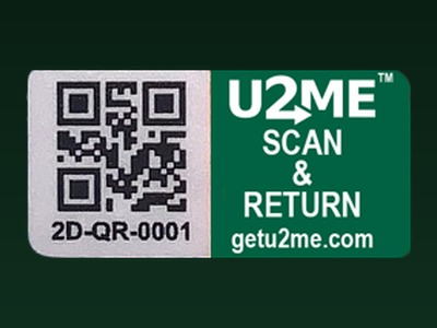 U2ME™ Label close-up