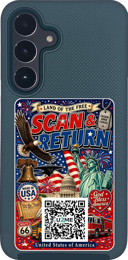 U2ME™ Badge applied to a phone