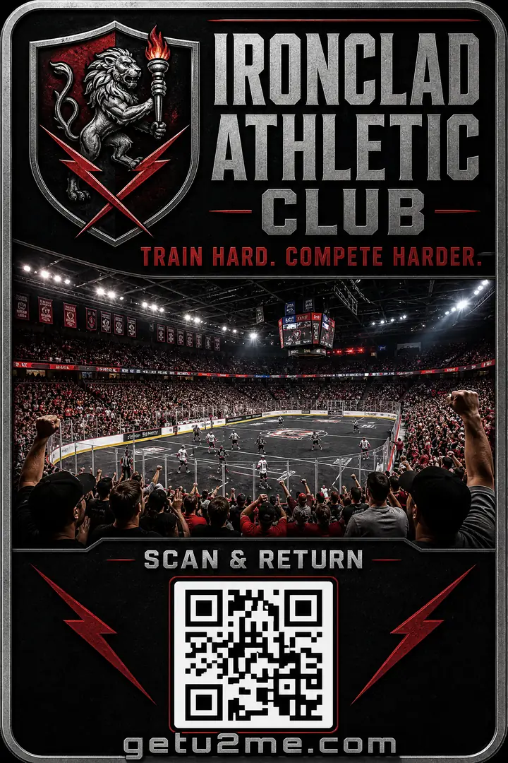 Ironclad Athletic Club custom U2ME™ badge